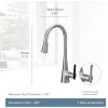 imageMoen Sinema Chrome 3in1 Water Filtration OneHandle Pulldown Kitchen Faucet FS7235 with Moen F9800 Advanced Carbon Water Filtration SystemSpot Resist Stainless