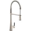 imageMoen Sinema Chrome 3in1 Water Filtration OneHandle Pulldown Kitchen Faucet FS7235 with Moen F9800 Advanced Carbon Water Filtration SystemSpot Resist Stainless