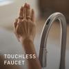 imageMoen Sleek Spot Resist Stainless Motionsense Wave Sensor Touchless OneHandle High Arc Pulldown Modern Kitchen Faucet Featuring Power Clean 7864EWSRSSpot Resist Stainless