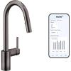 imageMoen Align Brushed Gold 3in1 Water Filtration PreRinse Spring Pull Down Kitchen Faucet Water Filter for Sink Faucet Sold Separately F5923BGSpot Resist Black Stainless