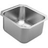 imageMoen GS18442 1800 Series 165inch 18 Gauge Undermount Single Bowl Stainless Steel Kitchen or Bar Sink