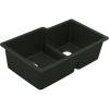 imageMoen Host White Granite 33Inch Wide x 95Inch Deep Undermount Double Bowl Kitchen Sink GGW4012BMatte Black