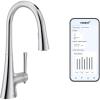 imageMoen Kurv Chrome 3in1 Water Filtration Pull Down Kitchen Faucet Water Filter for Sink Faucet Sold Separately F9126Chrome