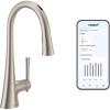 imageMoen Kurv Chrome 3in1 Water Filtration Pull Down Kitchen Faucet Water Filter for Sink Faucet Sold Separately F9126Spot Resist Stainless
