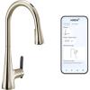 imageMoen Sinema Chrome 3in1 Water Filtration OneHandle Pulldown Kitchen Faucet FS7235 with Moen F9800 Advanced Carbon Water Filtration SystemPolished Nickel