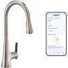 imageMoen Sinema Chrome 3in1 Water Filtration OneHandle Pulldown Kitchen Faucet FS7235 with Moen F9800 Advanced Carbon Water Filtration SystemSpot Resist Stainless