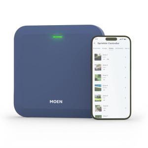 imageMoen 16Zone Smart Sprinkler Controller WiFi Connectible Smart Irrigation System with Automatic Water Timer WICNT016G1USA16 Zone Controller