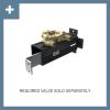 imageMoen 395BL Align OneHandle Freestanding Floor Mount Tub Filler with Handshower Matte BlackBrushed Gold