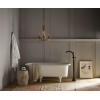 imageMoen 695 Voss OneHandle Freestanding Floor Mount Tub Filler with Handshower ChromeOil Rubbed Bronze