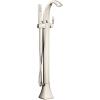 imageMoen 695 Voss OneHandle Freestanding Floor Mount Tub Filler with Handshower ChromePolished Nickel