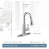 imageMoen 7260EVSRS Belfield Smart Touchless Pull Down Sprayer Kitchen Faucet with Voice Control and Power Boost Spot Resist StainlessOil Rubbed Bronze