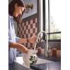 imageMoen 7260EVSRS Belfield Smart Touchless Pull Down Sprayer Kitchen Faucet with Voice Control and Power Boost Spot Resist StainlessSpot Resist Stainless