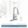 imageMoen 7260EVSRS Belfield Smart Touchless Pull Down Sprayer Kitchen Faucet with Voice Control and Power Boost Spot Resist StainlessSpot Resist Stainless