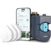 imageMoen 900001 Flo by Moen 34Inch Smart Water Shutoff with 920005 Flo by Moen Smart Water Detector 3PackShutoff  Detector 3pack