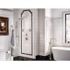 imageMoen S44507BG Colinet OneHandle Traditional Freestanding Floor Mount Tub Filler with Handshower Brushed GoldMatte Black