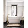 imageMoen S44507BG Colinet OneHandle Traditional Freestanding Floor Mount Tub Filler with Handshower Brushed GoldMatte Black