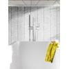 imageMoen S905 90 Degree OneHandle Freestanding Floor Mount Tub Filler with Handshower ChromeChrome