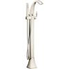 imageMoen 695 Voss OneHandle Freestanding Floor Mount Tub Filler with Handshower ChromePolished Nickel