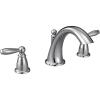 imageMoen Brantford Oil Rubbed Bronze 2Handle Deck Mount Roman Tub Faucet Trim Kit Valve Required T4943ORBChrome