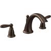 imageMoen Brantford Oil Rubbed Bronze 2Handle Deck Mount Roman Tub Faucet Trim Kit Valve Required T4943ORBOil Rubbed Bronze