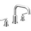 imageMoen Gibson Chrome TwoHandle Deck Mounted Modern Roman Tub Faucet Valve Required T961Chrome