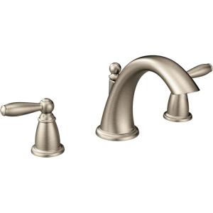 imageMoen Brantford Oil Rubbed Bronze 2Handle Deck Mount Roman Tub Faucet Trim Kit Valve Required T4943ORBBrushed Nickel