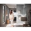 imageMoen WT371 Glyde Single Handle Wall Mount Filler High Flow Tub Faucet with 10quot Spout Reach Chrome