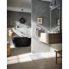 imageMoen WT371 Glyde Single Handle Wall Mount Filler High Flow Tub Faucet with 10quot Spout Reach Chrome
