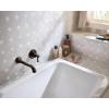 imageMoen WT681ORB Dartmoor Single Handle Wall Mount Filler High Flow Tub Faucet with 10quot Spout Reach Oil Rubbed BronzeBrushed Nickel