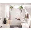 imageMoen WT901 Genta LX Single Handle Wall Mount Filler High Flow Tub Faucet with 10quot Spout Reach ChromeBrushed Nickel
