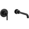 imageMoen WT961 Gibson Single Handle Wall Mount Filler High Flow Tub Faucet with 10quot Spout Reach Chrome