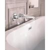 imageMoen WTS981 Doux Single Handle Wall Mount Filler High Flow Tub Faucet with 10quot Spout Reach Chrome