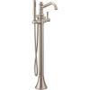 imageMoen 9025BN Belfield OneHandle Freestanding Floor Mount Tub Filler with Handshower Brushed NickelBrushed Nickel