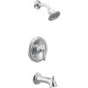 imageMoen Brantford Chrome PosiTemp Pressure Balancing Tub and Shower Trim Kit without Valve T62153