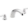 imageMoen Chateau Chrome TwoHandle Low Arc Roman Tub Faucet Valve Required T990Chrome