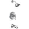 imageMoen UT2183EPBN Dartmoor MCORE 2Series 1Handle Tub and Shower Trim Kit Valve Required Brushed NickelChrome
