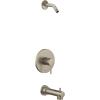 imageMoen UT2193NHBG Align MCORE 3Series 1Handle Tub and Shower Trim Kit Valve Required Brushed GoldBrushed Nickel