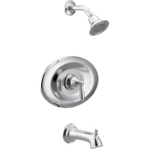 imageMoen T2157EPORB Brantford PosiTemp EcoPerformance Tub and Shower Trim Kit Valve Required Oil Rubbed BronzeChrome