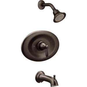 imageMoen T2157EPORB Brantford PosiTemp EcoPerformance Tub and Shower Trim Kit Valve Required Oil Rubbed BronzeOil Rubbed Bronze