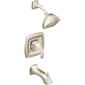 imageMoen T2693EPNL Voss PosiTemp Pressure Balancing EcoPerformance Tub and Shower Trim Kit Valve Required Polished Nickel