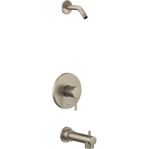 imageMoen UT2193NHBG Align MCORE 3Series 1Handle Tub and Shower Trim Kit Valve Required Brushed GoldBrushed Nickel