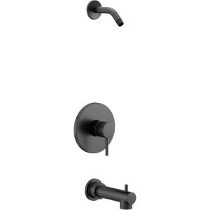 imageMoen UT2193NHBG Align MCORE 3Series 1Handle Tub and Shower Trim Kit Valve Required Brushed GoldMatte Black