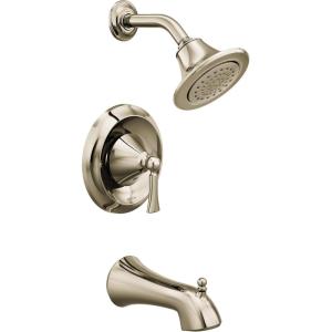 imageMoen Wynford Oil Rubbed Bronze PosiTemp Tub and Shower Trim Kit Valve Required T4503ORBPolished Nickel