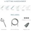 imageMoen Engage Magnetix Matte Black 35Inch SixFunction Detachable Handheld Showerhead with Magnetic Docking System 26100BLChrome