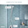 imageMoen Engage Magnetix Matte Black 35Inch SixFunction Detachable Handheld Showerhead with Magnetic Docking System 26100BLChrome