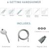 imageMoen Engage Magnetix Matte Black 35Inch SixFunction Detachable Handheld Showerhead with Magnetic Docking System 26100BLSpot Resist Brushed Nickel