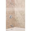 imageMoen Eva Brushed Nickel PosiTemp SingleHandle Tub and Shower Trim Kit with Shower Head Shower Arm Tub Spout and Lever Handle Valve Required T2133BNBrushed Nickel