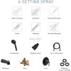 imageMoen Ronan Matte Black SingleHandle Modern Tub and Shower Faucet with Round Handheld Rain Shower Spray Head Featuring Magnetix Valve Included 82021BLBronzed Gold