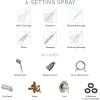imageMoen Ronan Matte Black SingleHandle Modern Tub and Shower Faucet with Round Handheld Rain Shower Spray Head Featuring Magnetix Valve Included 82021BLBrushed Nickel
