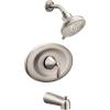 imageMoen T2139EPBN Eva PosiTemp EcoPerformance Tub and Shower Trim Kit Valve Required Brushed NickelBrushed Nickel